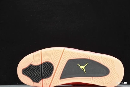 PUNCH 4 JORDAN RETRO AQ9128-600 WMNS AIR BLACK-VOLT' 'HOT NRG 0801